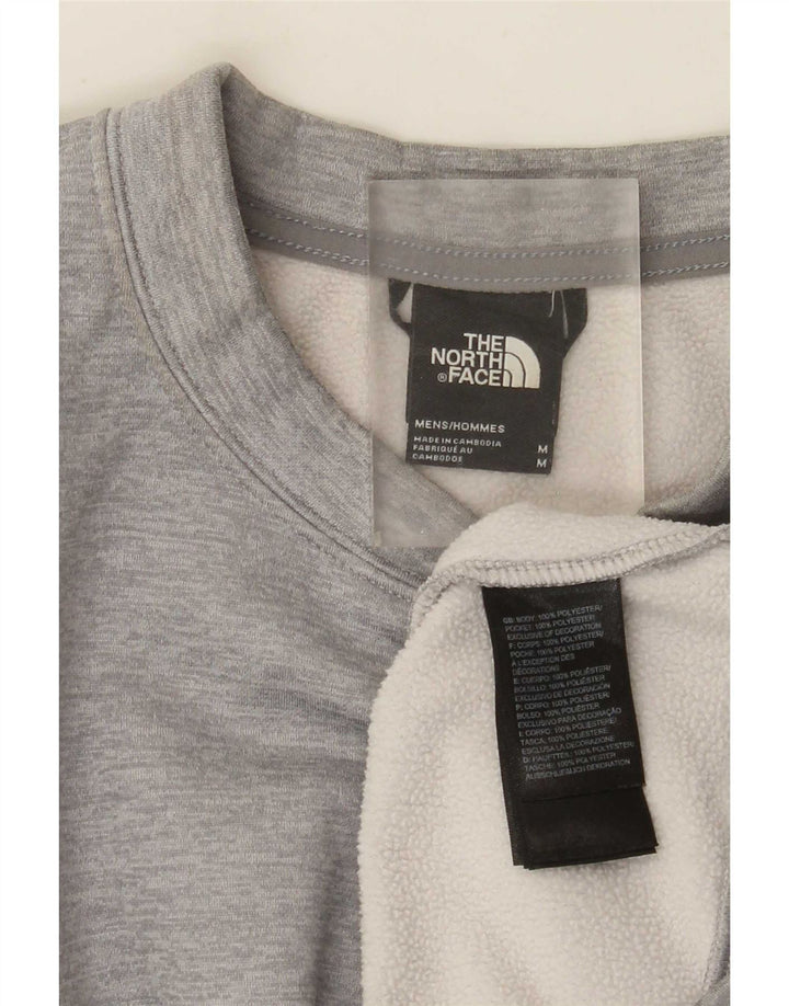 The North Face Herre Sweatshirt Jumper Medium Grey Flecked Polyester