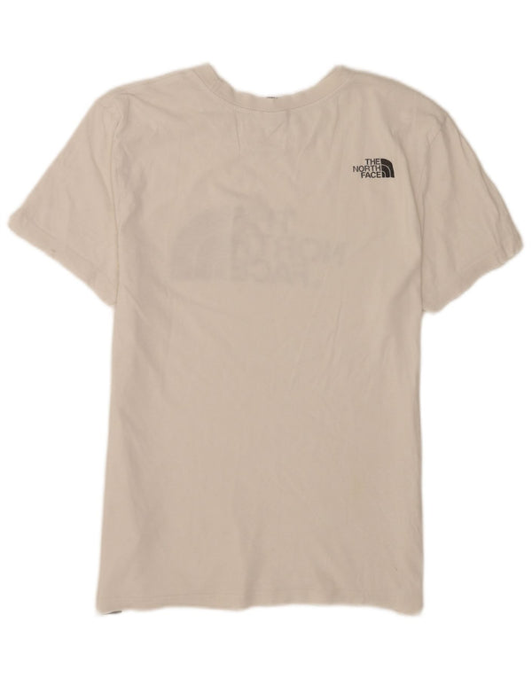 The North Face Herre grafisk T-shirt Top Medium Hvid Bomuld