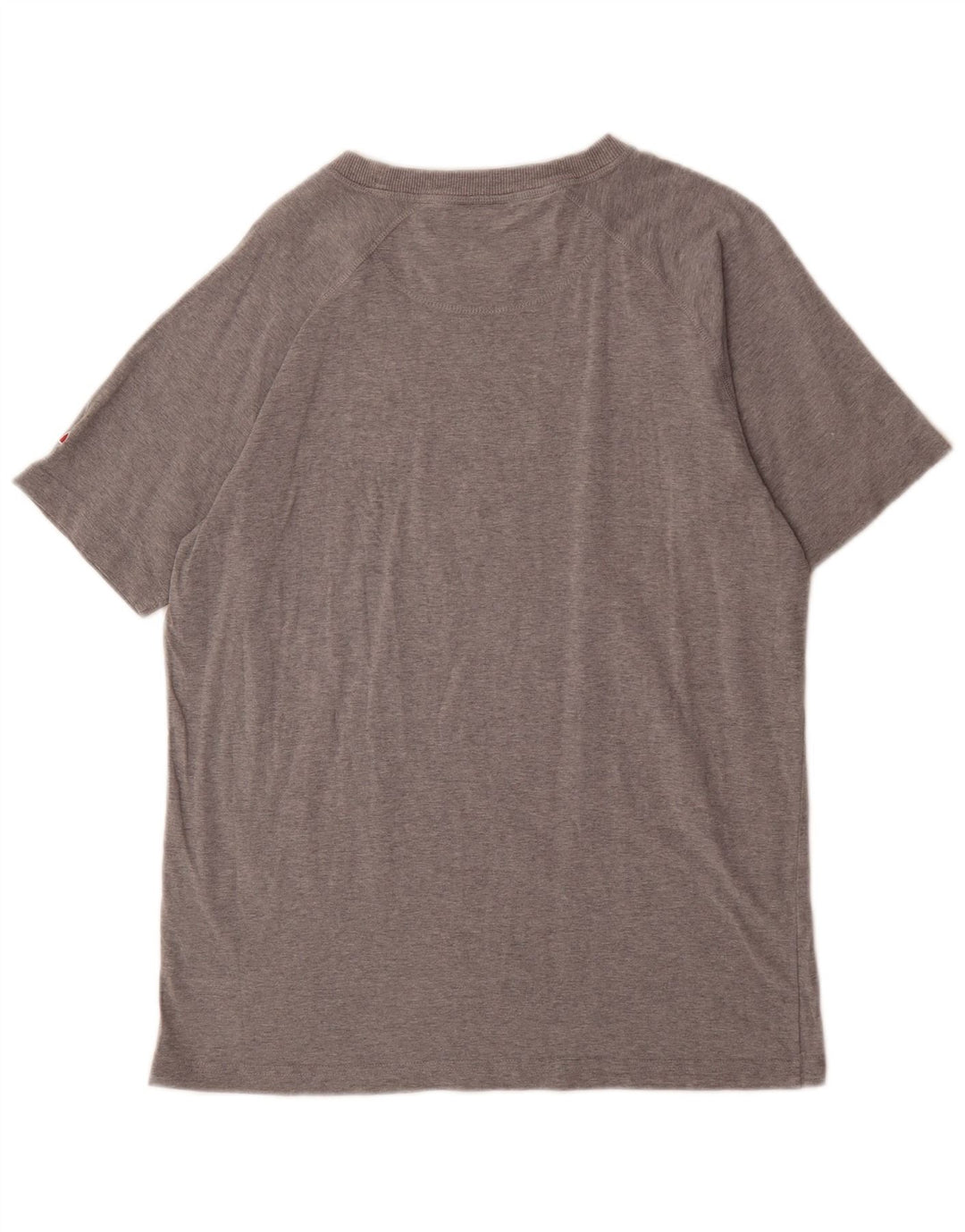 Ellesse Herre Grafisk T-Shirt Top Stor Grå Flecked Bomuld