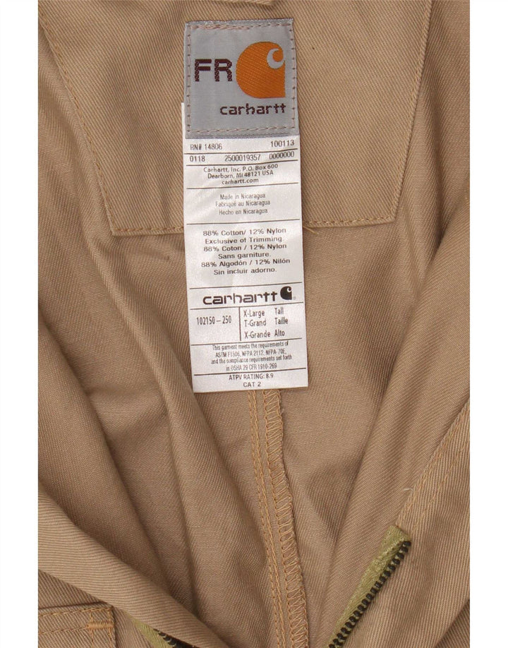 Carhartt Herre Høj Jumpsuit XL Beige Bomuld