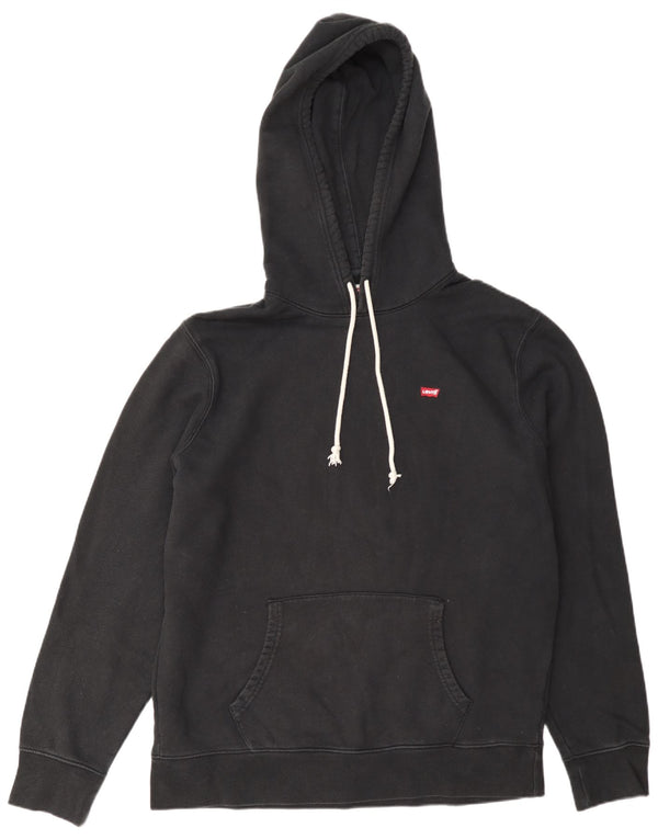 Levi's Herre Standard Fit hættetrøje Jumper Stor sort bomuld