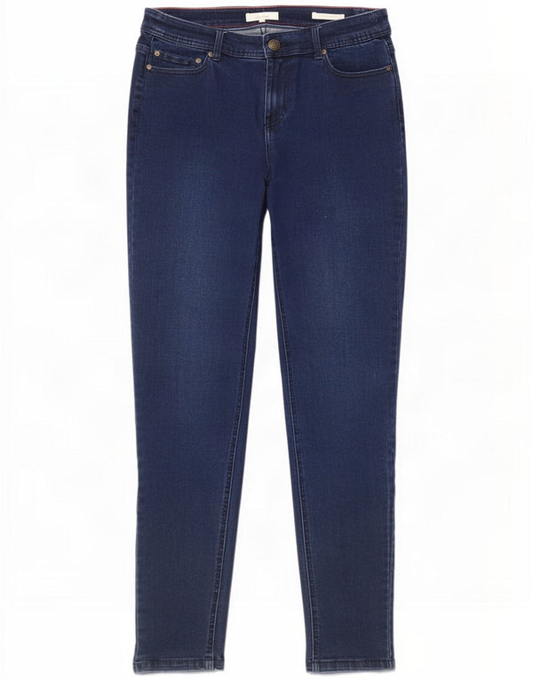 Joules Womens Super Skinny Jeans UK 12 Medium W30 L30 Navy Blue Cotton