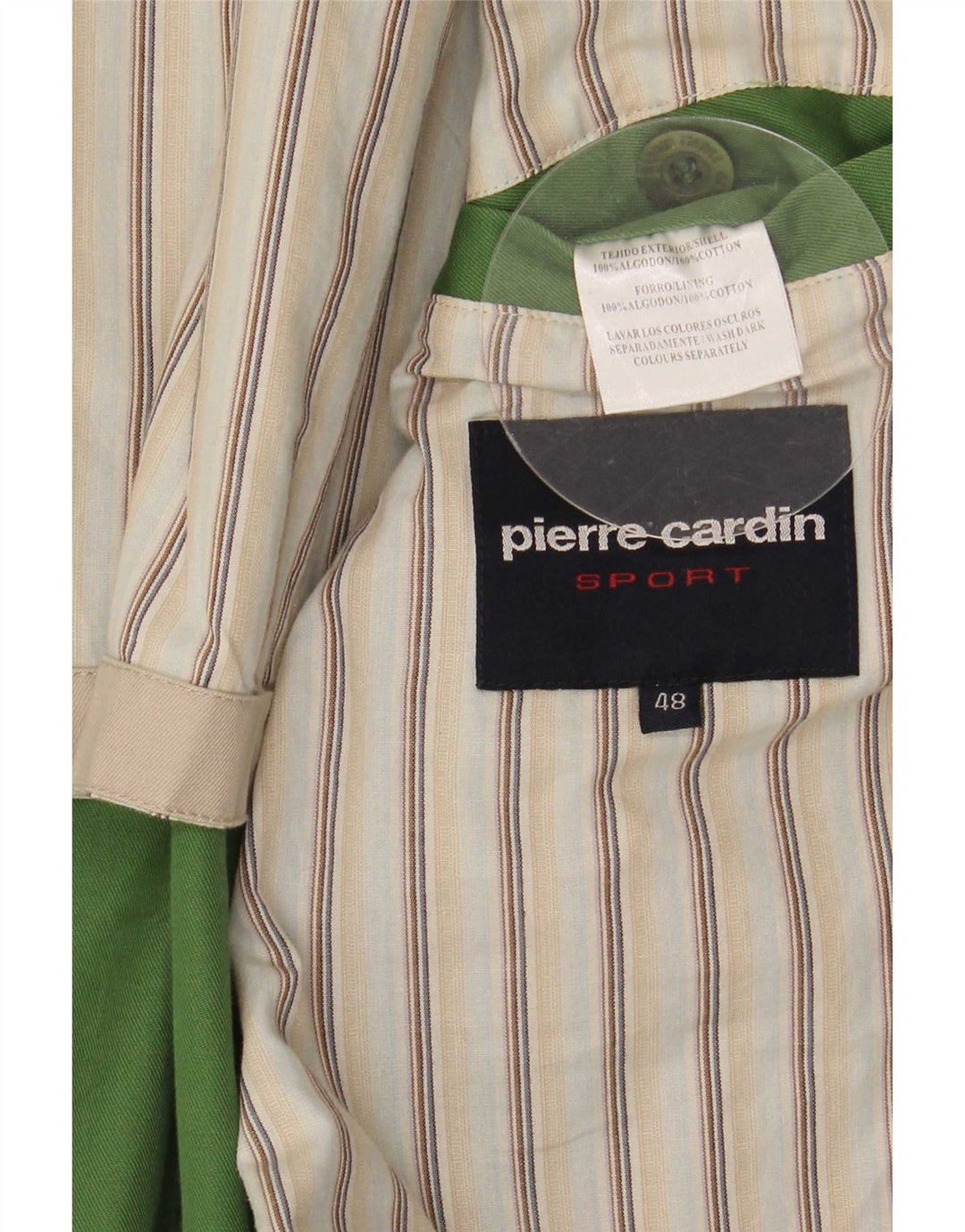 Pierre Cardin Bomberjakke til mænd IT 48 Medium Grøn