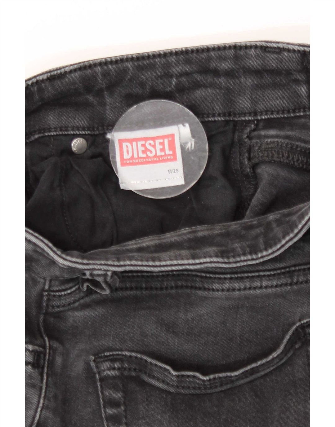 Diesel Dame Skinny Jeans W25 L30 Grå