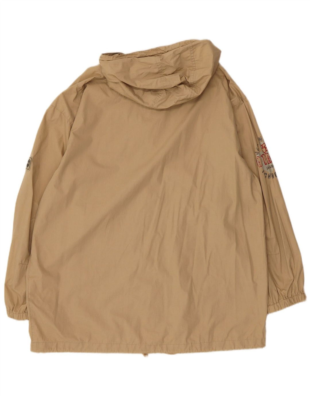 Jack Wolfskin Herre Grafisk Hooded Bomber Jacket UK 36/38 Medium Beige