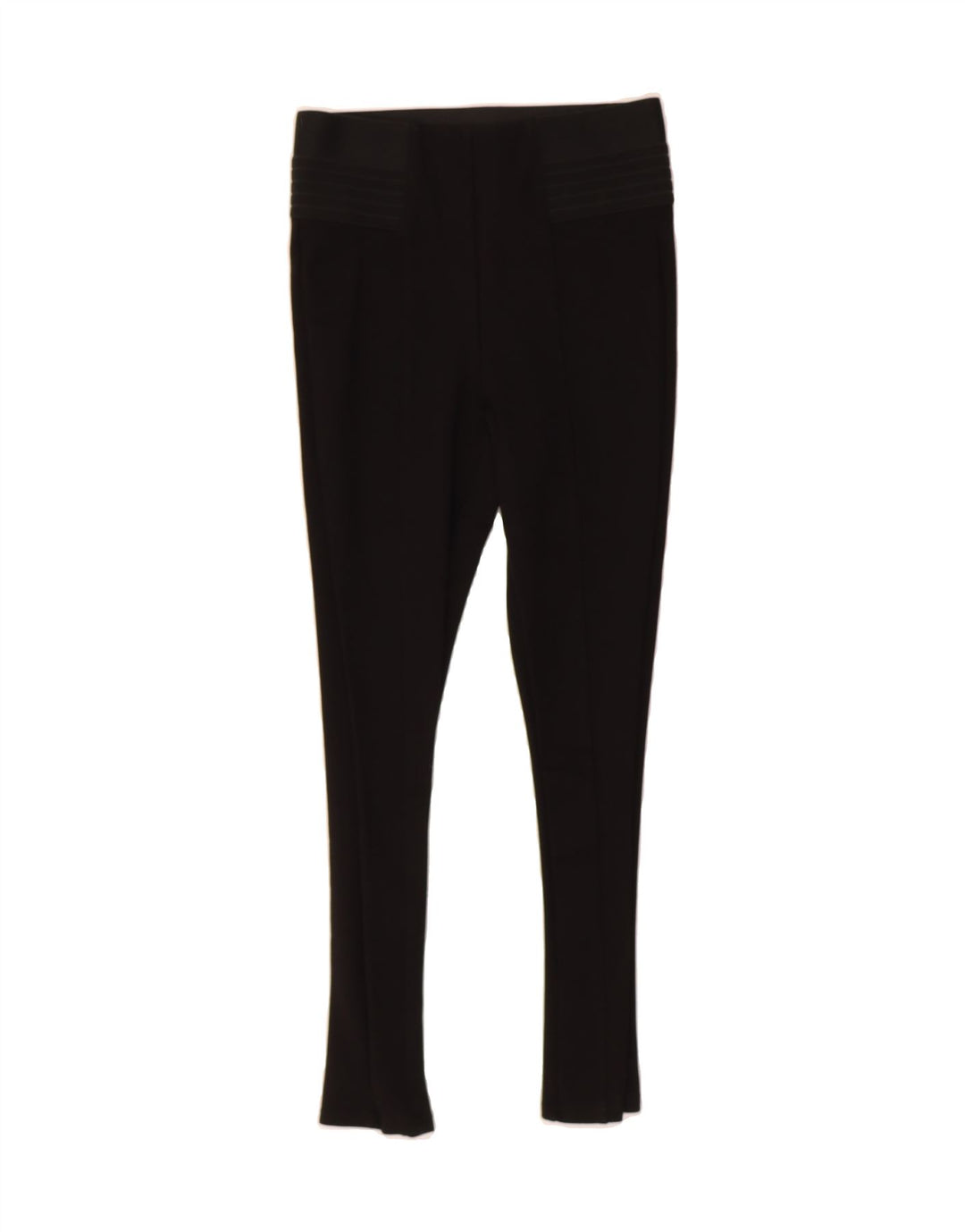 ZARA Womens Leggings UK 12 Medium Black Viscose Vintage Zara and Second-Hand Zara from Messina Hembry 