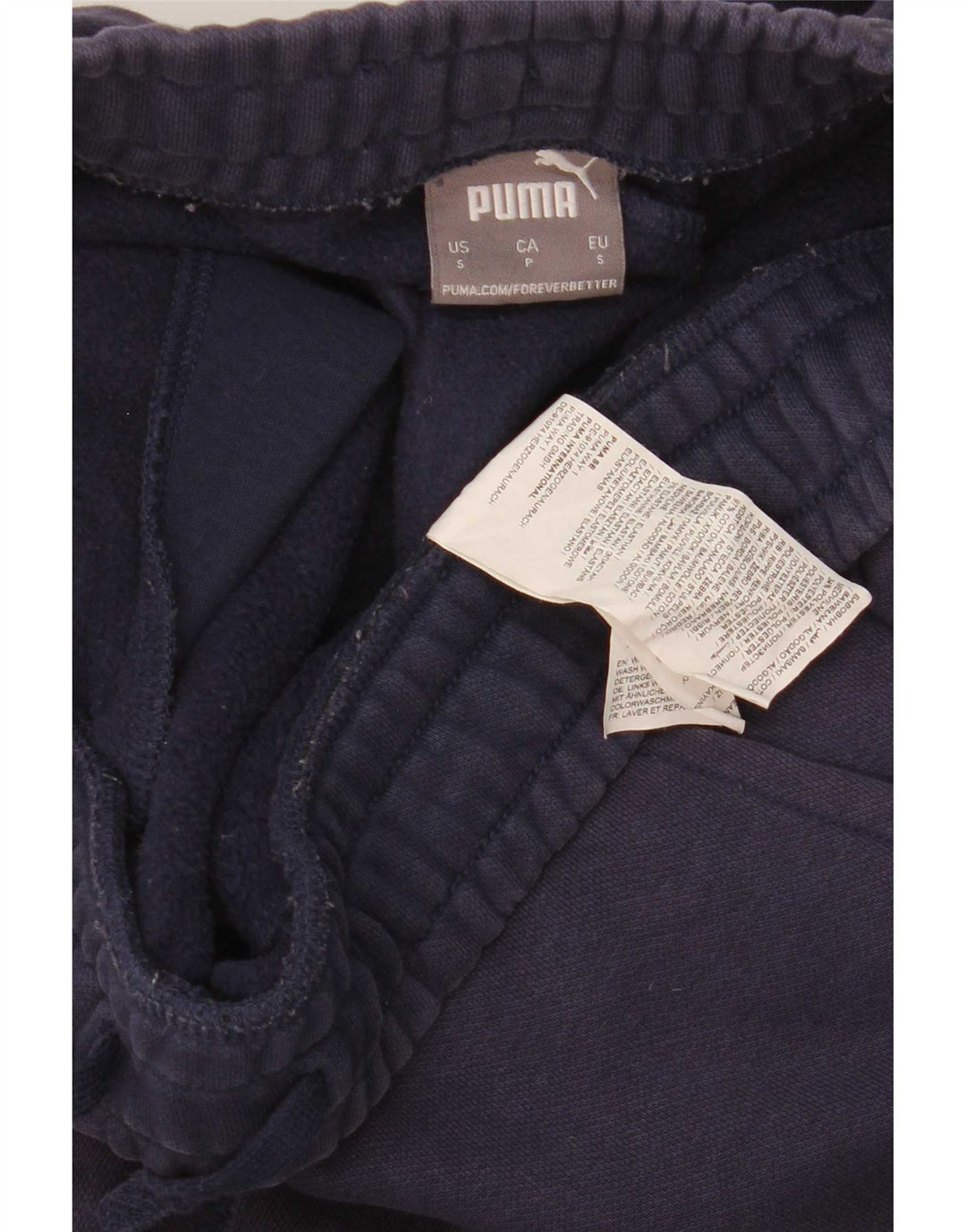 Puma herre træningsbukser joggingbukser Small Navy Blue bomuld