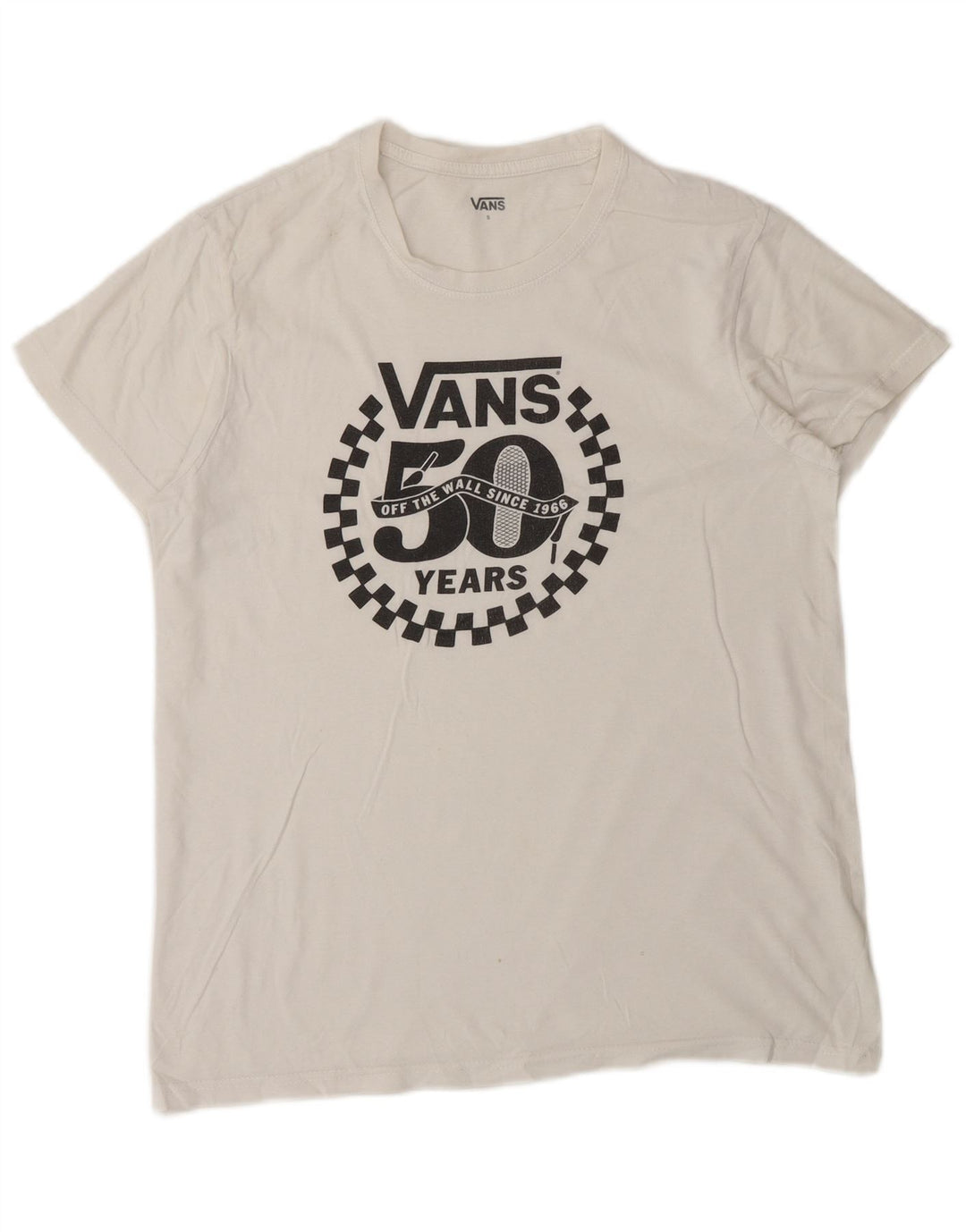 Vans Herre Grafisk T-Shirt Top Lille Hvid