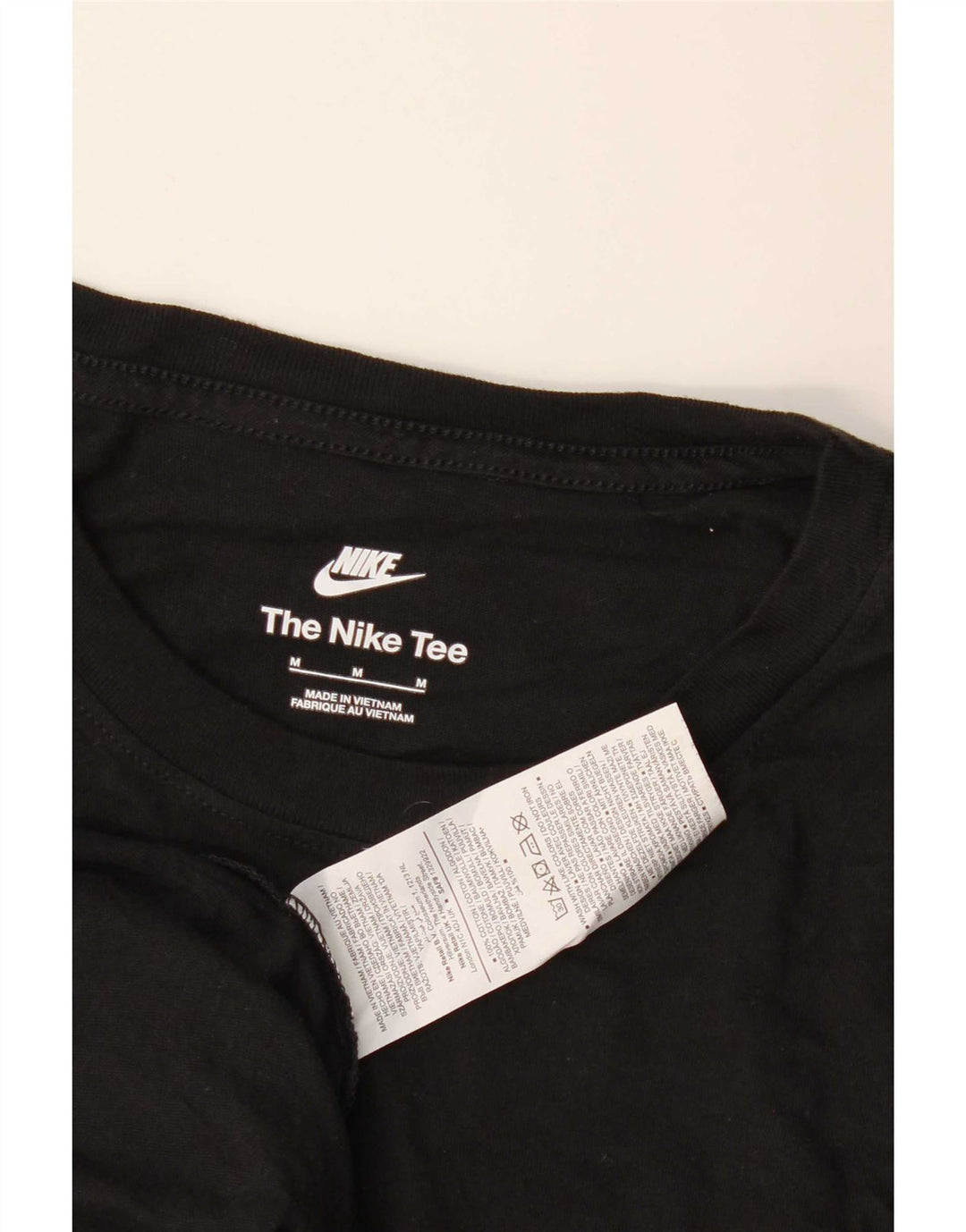 Nike T-shirt top mellem sort bomuld til mænd