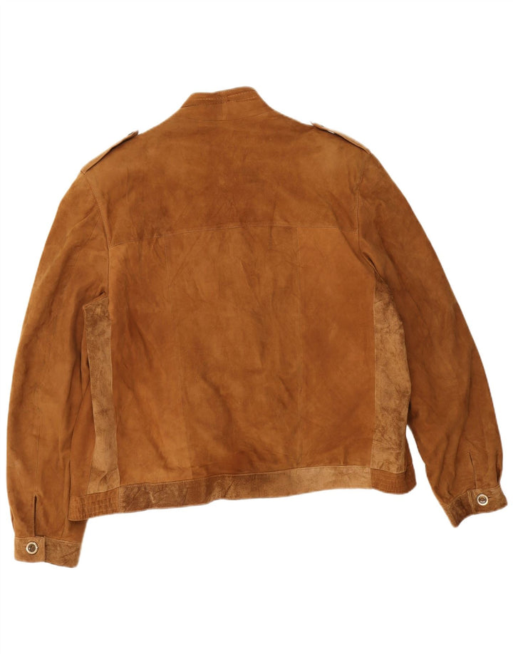 Vintage herre ruskindsjakke UK 42 XL Brun