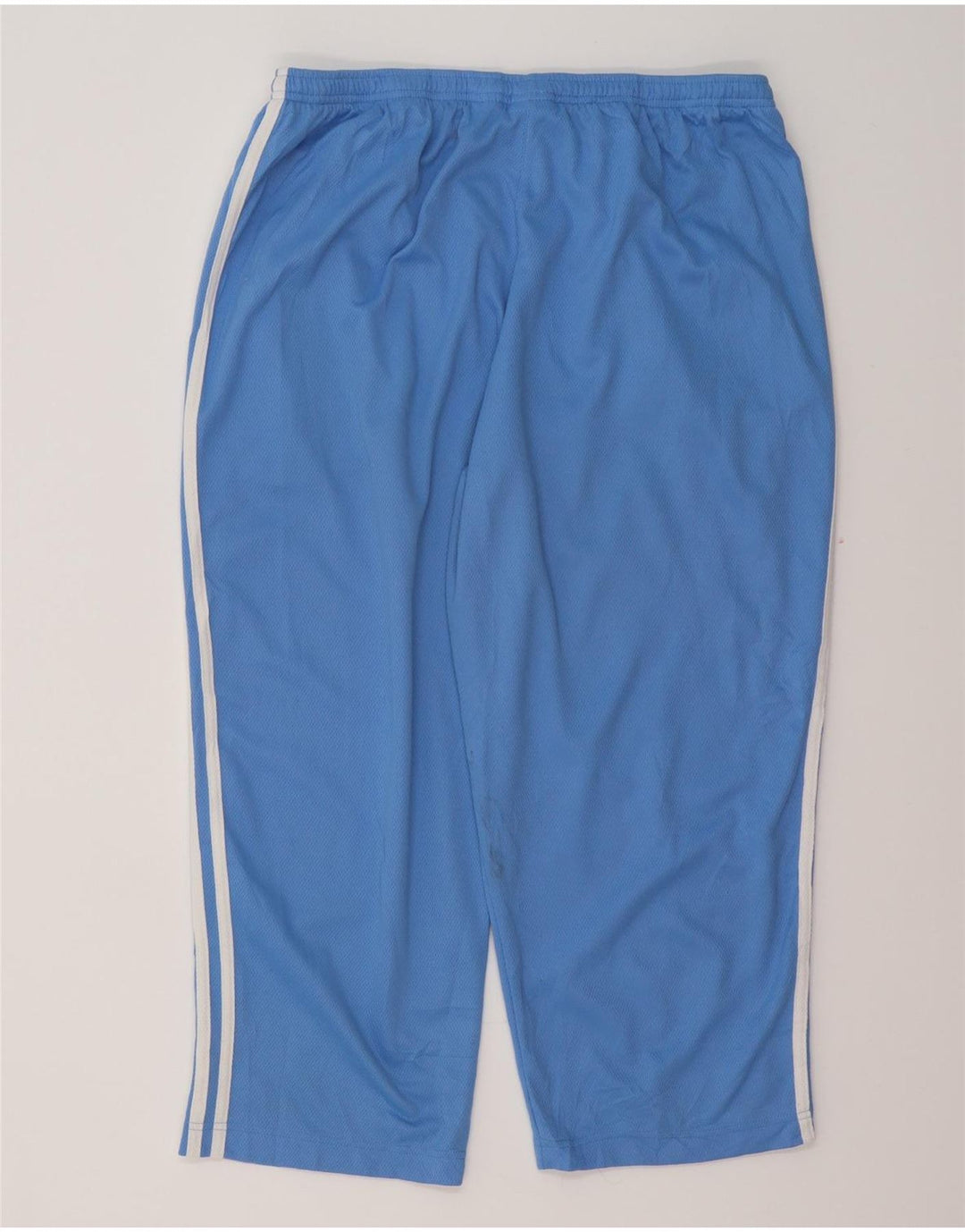 ADIDAS Capri træningsdragt bukser til kvinder UK 18 XL Blå polyester