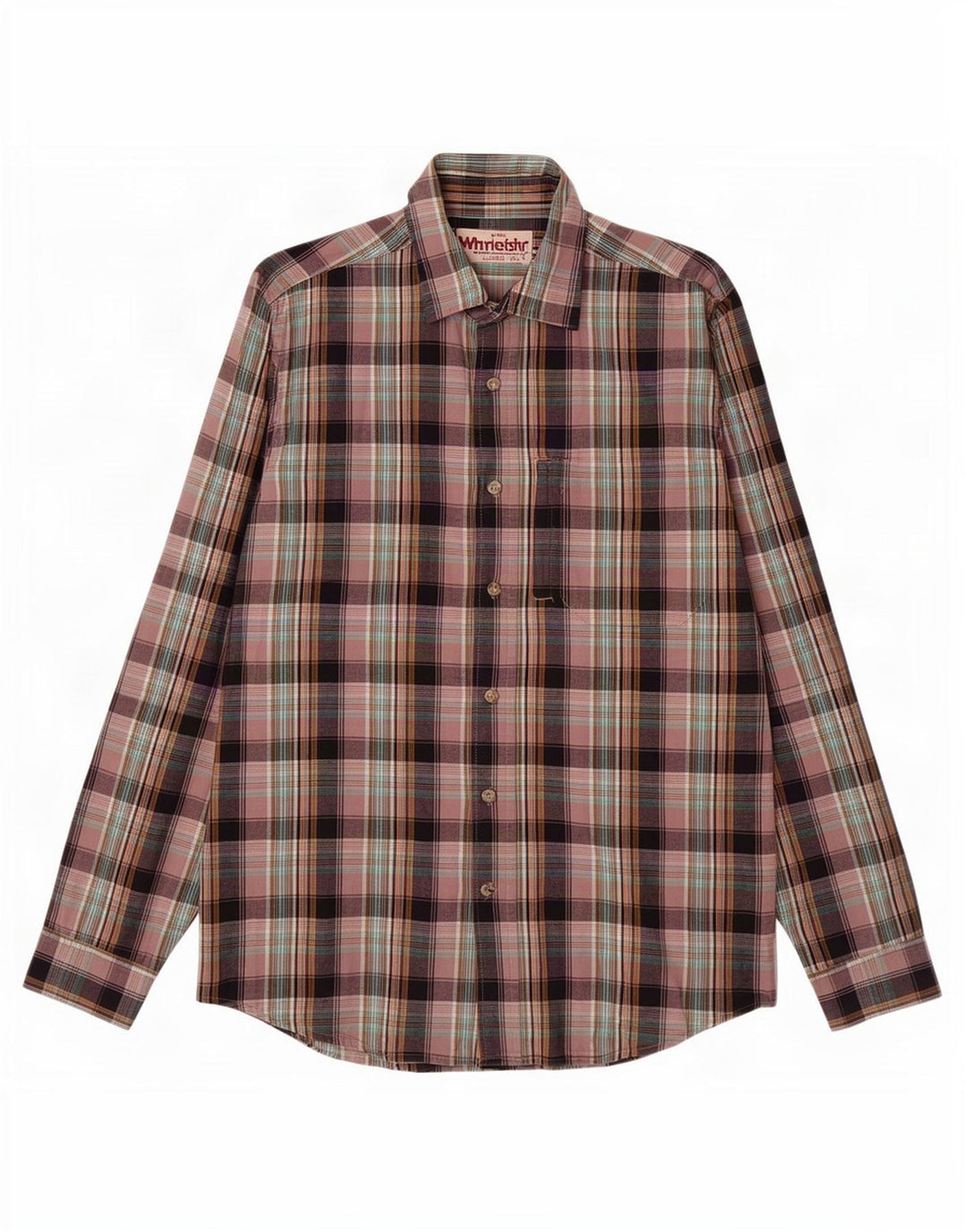 Wrangler Herreskjorte Medium Flerfarvet Plaid Bomuld