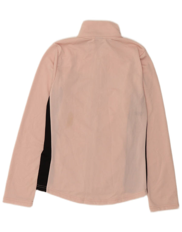 PUMA piger grafisk træningsdragt topjakke 13-14 år Pink Colourblock