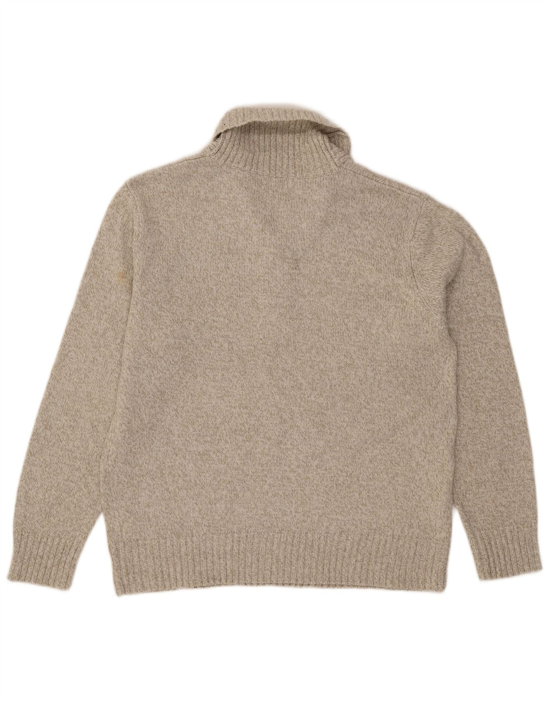 Marks & Spencer Herre Shawl Neck Jumper Sweater Stor Grå Akryl