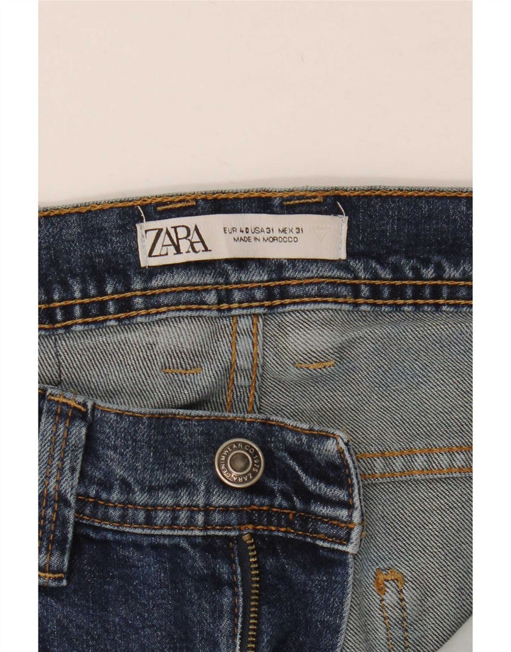 Zara Herre Slim Jeans EU 40 Medium W31 L28 Blå