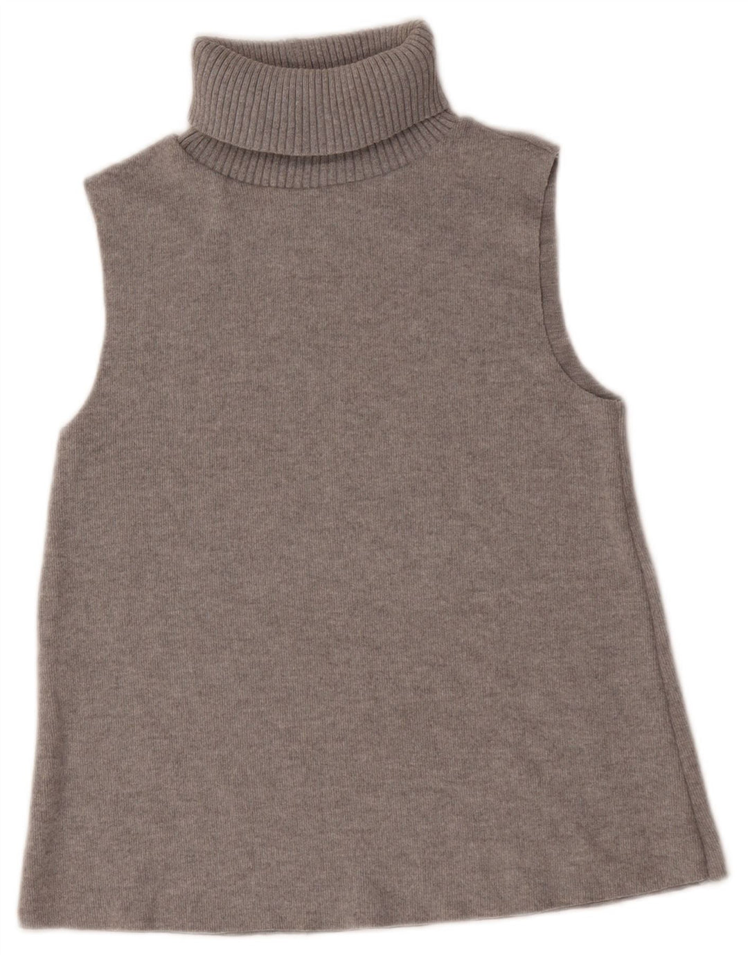 Zara Dame Vest Tank Top UK 10 Small Grå