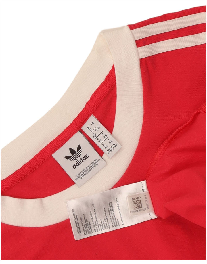 Adidas Dame Top Langærmet UK 12 Medium Pink Bomuld