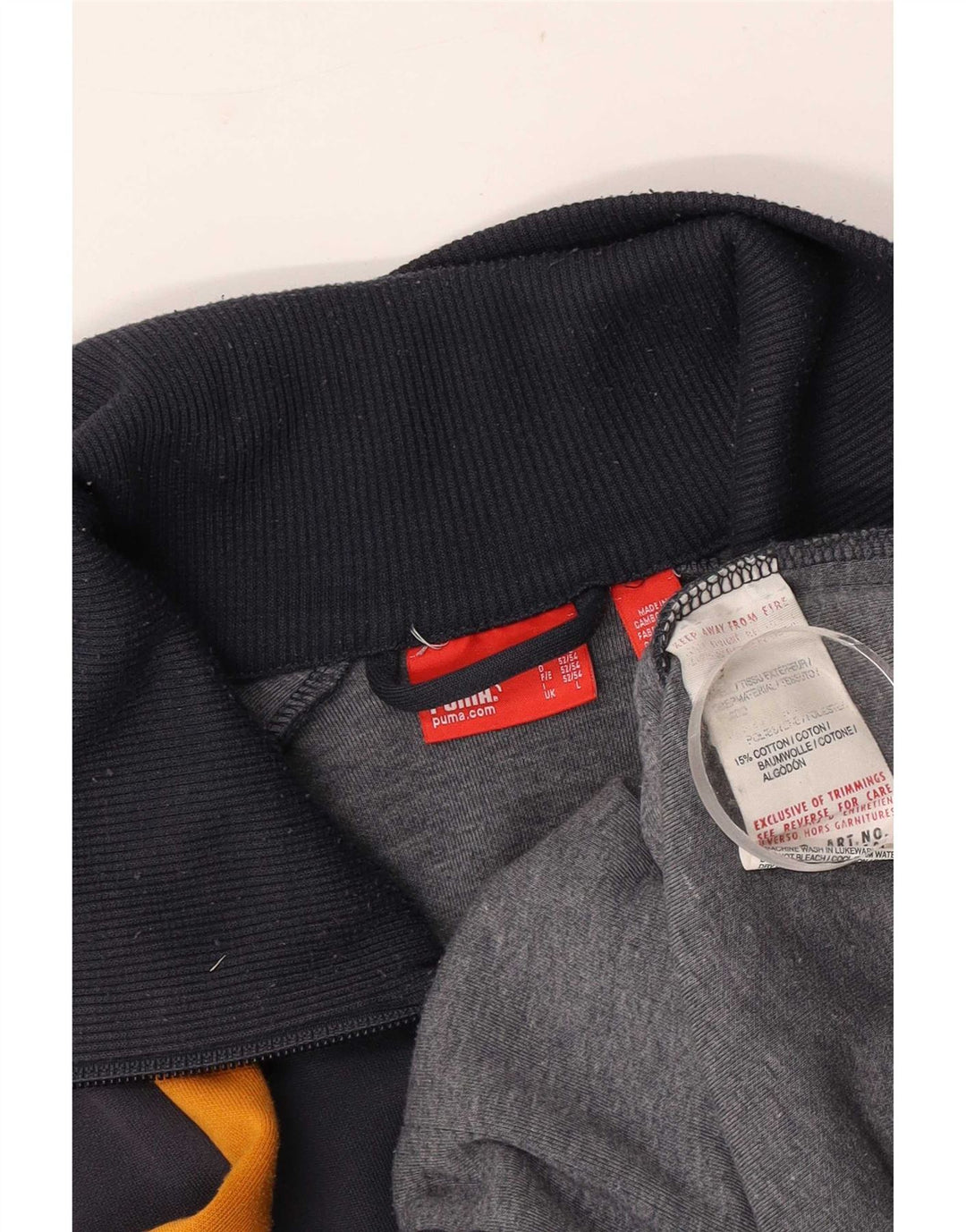Puma Træningsdragt til mænd Topjakke Stor marineblå Colourblock Polyester