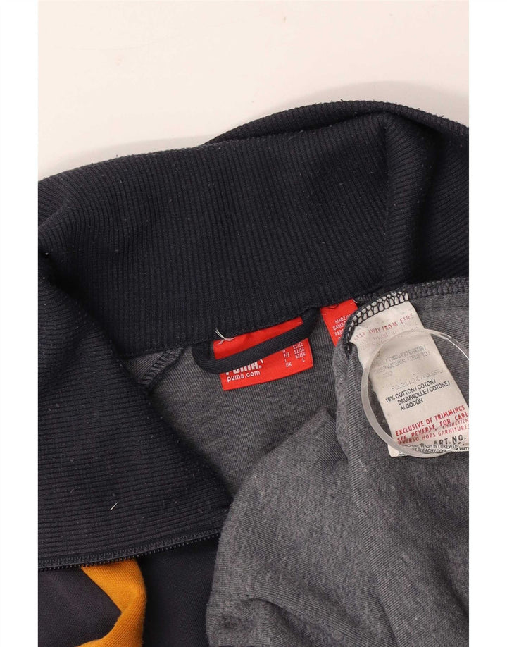 Puma Træningsdragt til mænd Topjakke Stor marineblå Colourblock Polyester