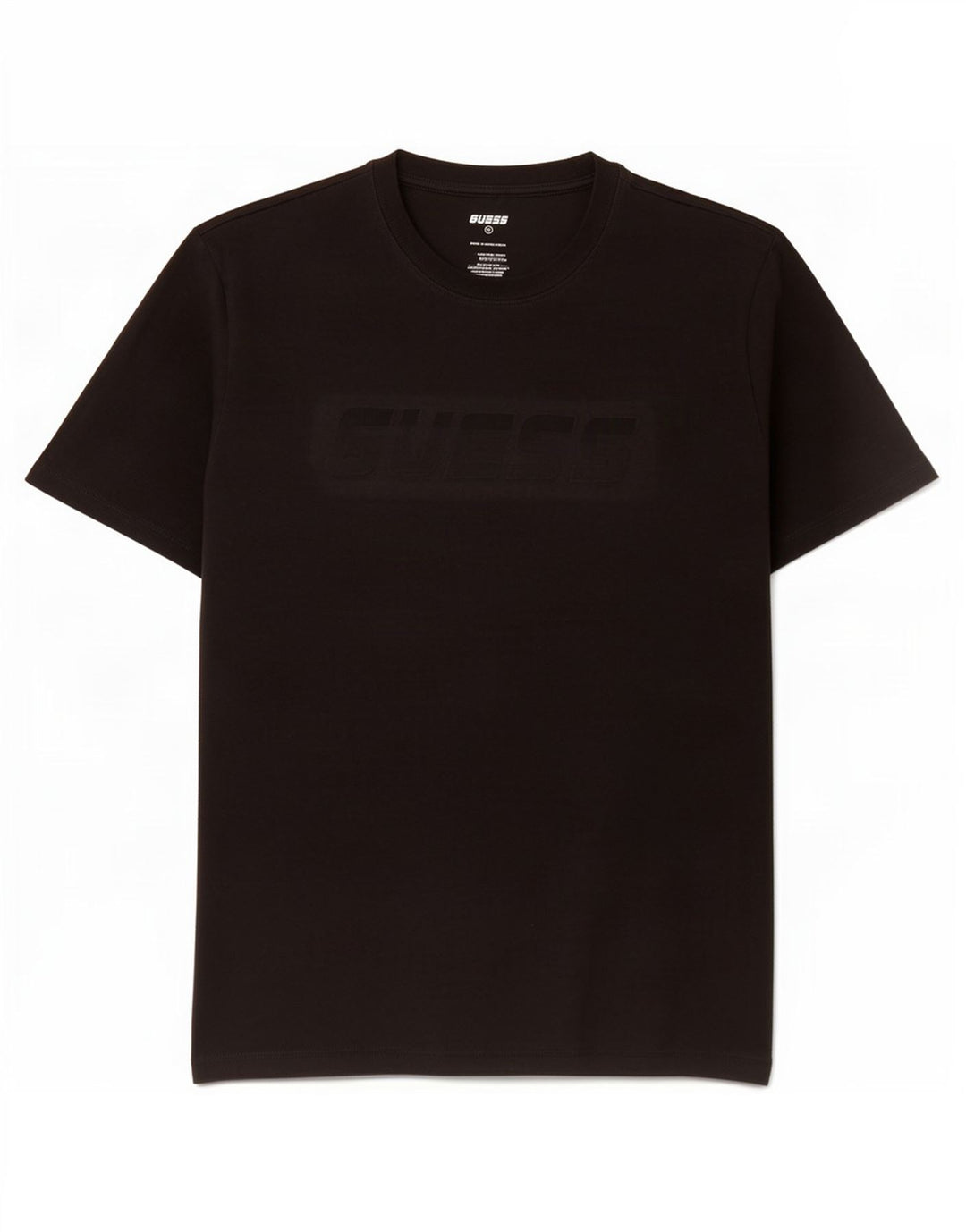 Guess Herre Grafisk T-Shirt Top Medium Sort Bomuld