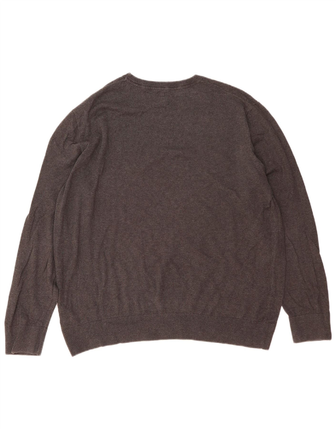GAP Herre sweater med rund hals XL grå bomuld