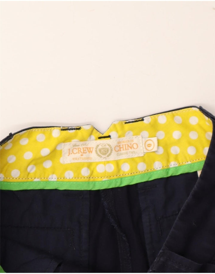 J. CREW Womens Chino Shorts US 0 XS W25  Navy Blue Vintage J. Crew and Second-Hand J. Crew from Messina Hembry 