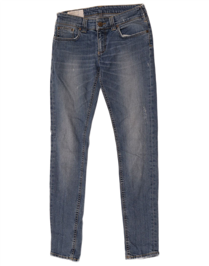 Dondup Dame Skinny Jeans W28 L31 Blå Bomuld
