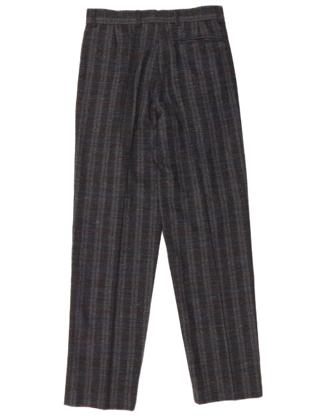 Ciao Herre Lige Casual Bukser IT 48 Medium W32 L33 Grøn Plaid