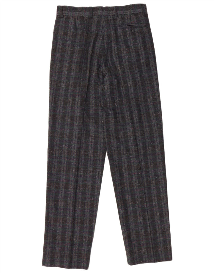 Ciao Herre Lige Casual Bukser IT 48 Medium W32 L33 Grøn Plaid