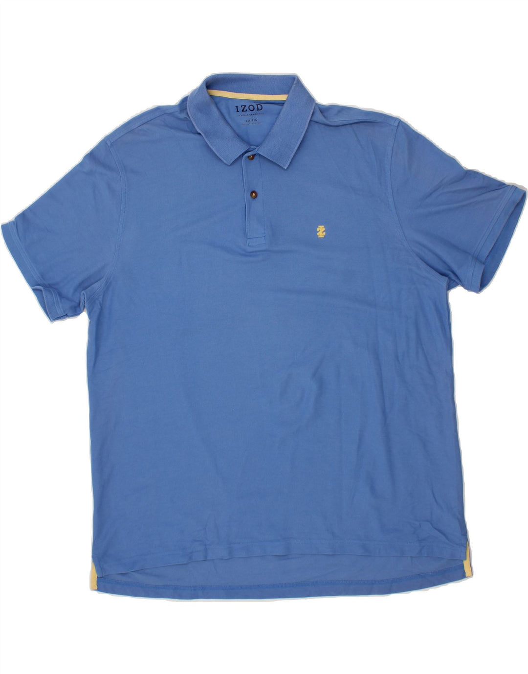 IZOD Mens Polo Shirt 2XL Blue Vintage Izod and Second-Hand Izod from Messina Hembry 