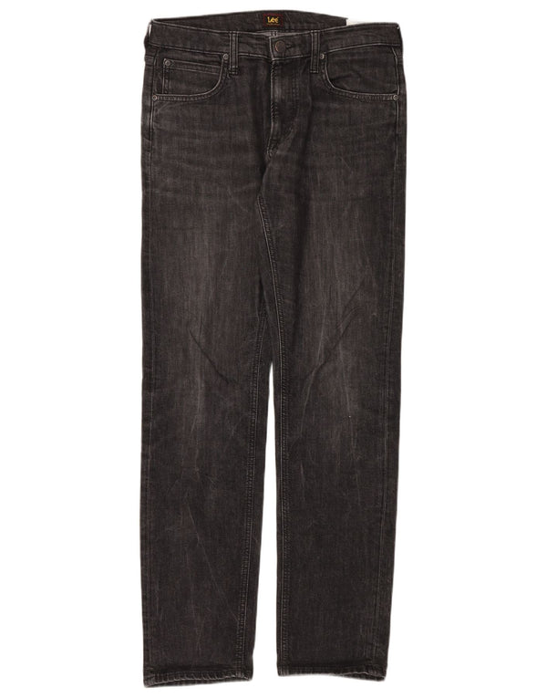 Lee Mens Daren Zip Fly Straight Jeans W32 L34 Grey Cotton