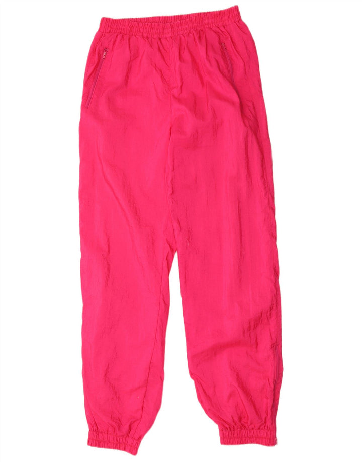 Rodeo Dame træningsdragt Bukser Joggers UK 14 Medium Pink Nylon