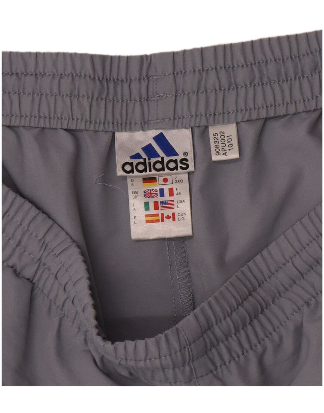 Adidas Herre Sportshorts XL Grå Polyester Sports