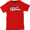 CHAMPION Boys Graphic T-Shirt Top 9-10 Years Medium Red Cotton Vintage Champion and Second-Hand Champion from Messina Hembry 
