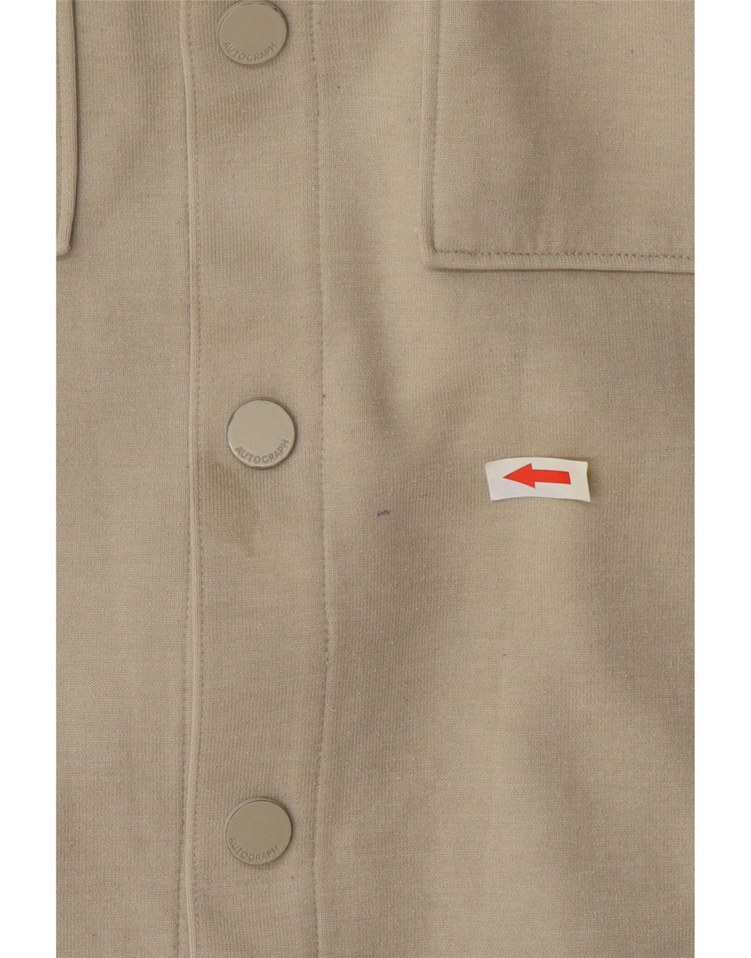 Marks & Spencer Herre Autograph Bomber Jacket UK 40 Large Beige Polyester