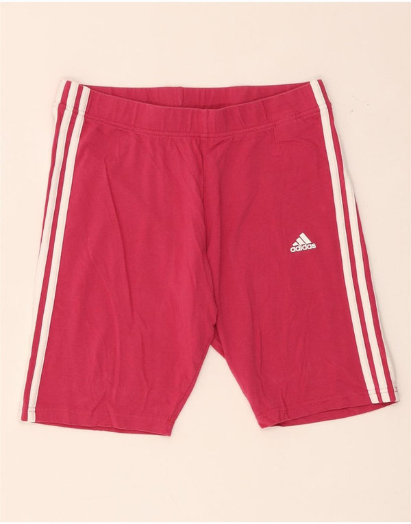Adidas sportsshorts til kvinder UK 16/18 Large Pink Bomuld