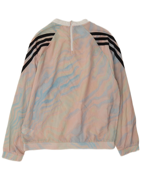 Adidas Herre Pullover Træningsdragt Topjakke Medium Flerfarvet Tie Dye