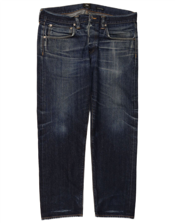 EDWIN Straight jeans til mænd W36 L30 Marineblå