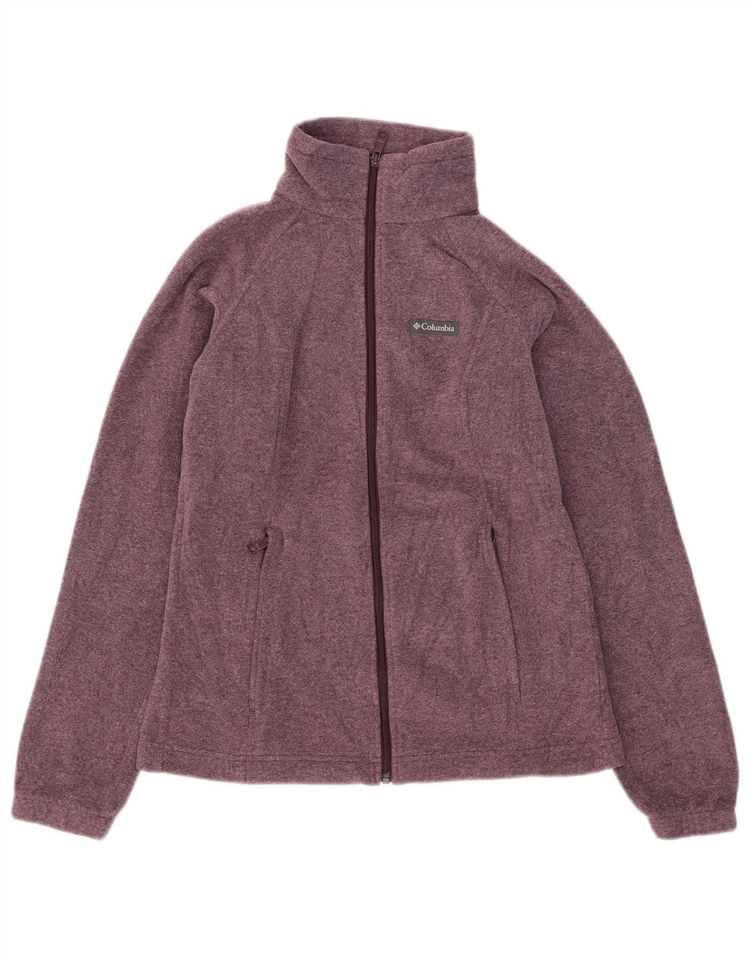 COLUMBIA Fleecejakke til kvinder UK 10 Small Purple Flecked Polyester