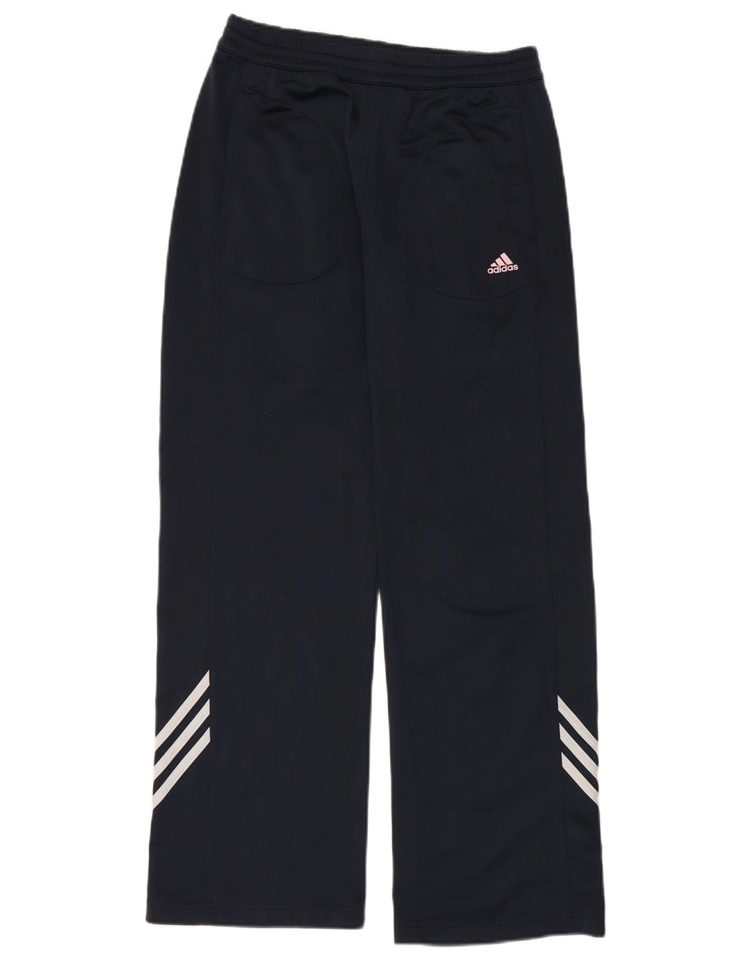 Adidas træningsdragt bukser til kvinder UK 14 Medium Navy Blue Polyester