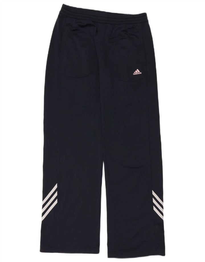 Adidas træningsdragt bukser til kvinder UK 14 Medium Navy Blue Polyester
