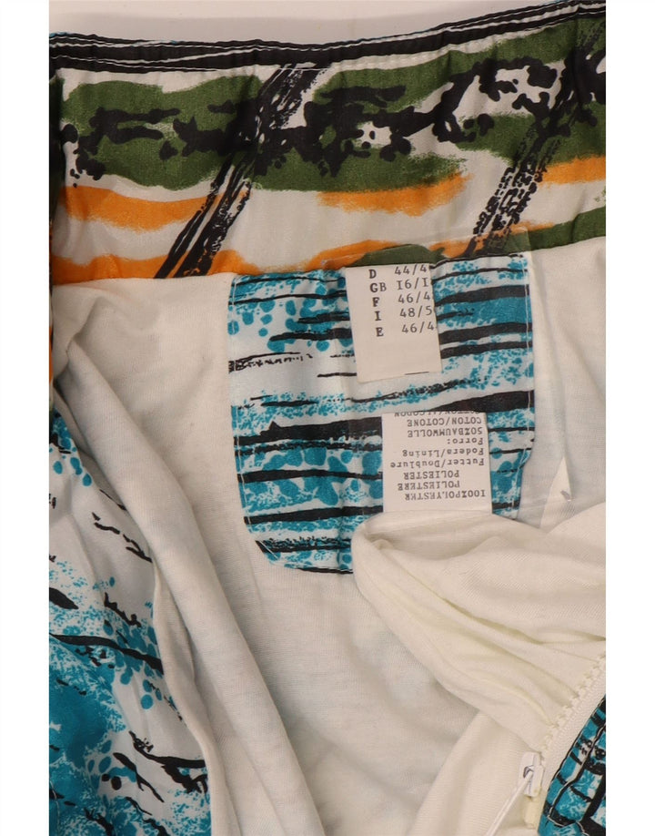 VINTAGE Womens Oversized træningsdragt Topjakke UK 16 Large Blue