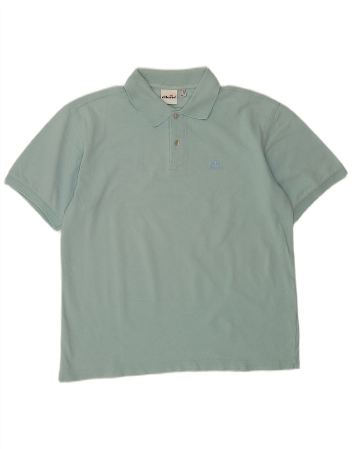 Ellesse Herre Polo Shirt Stor Blå Bomuld