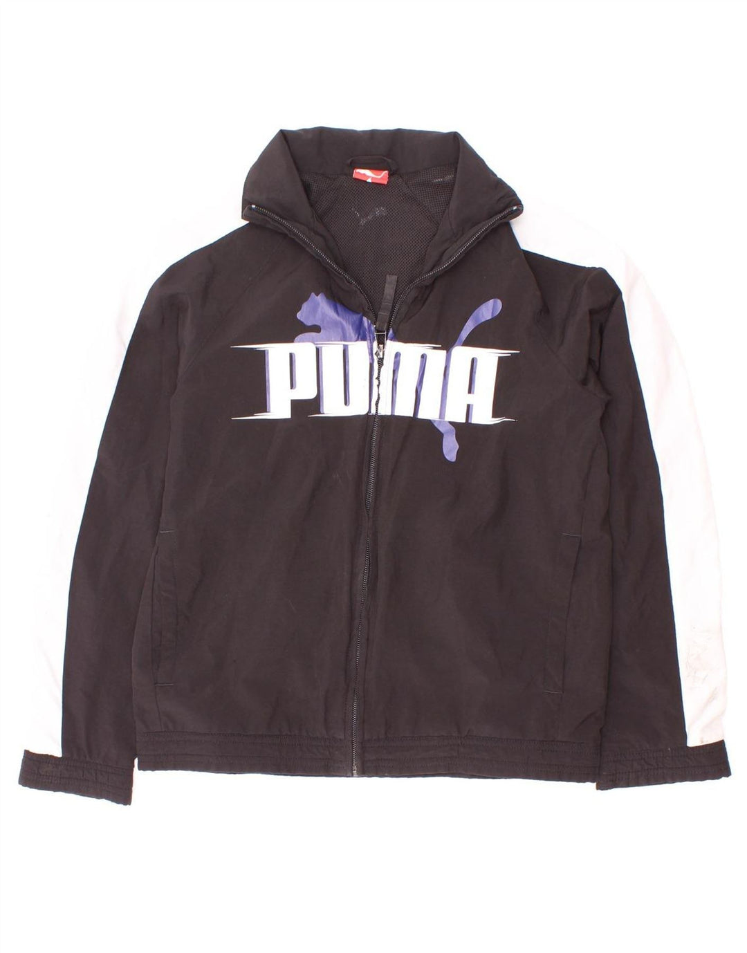 Puma Boys Grafisk træningsdragt Topjakke 9-10 år Sort Colourblock