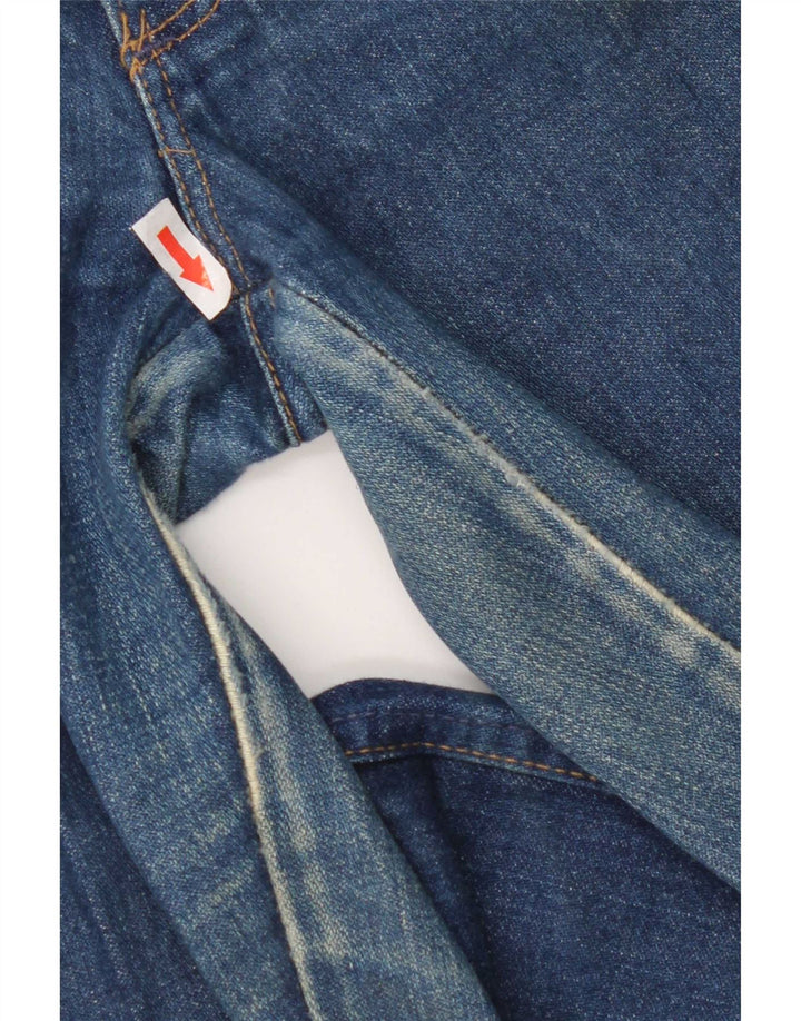 Wrangler Slim Jeans til mænd W33 L32 blå bomuld