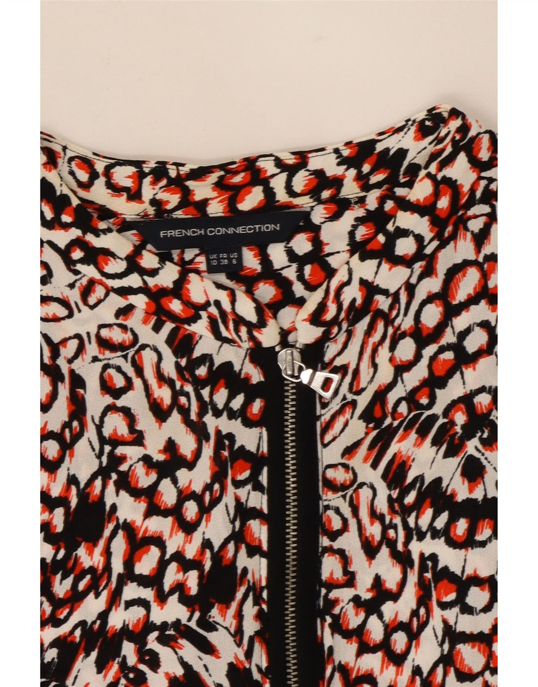 FRENCH CONNECTION Womens Blouse Top UK 10 Small Multicoloured Vintage French Connection and Second-Hand French Connection from Messina Hembry 