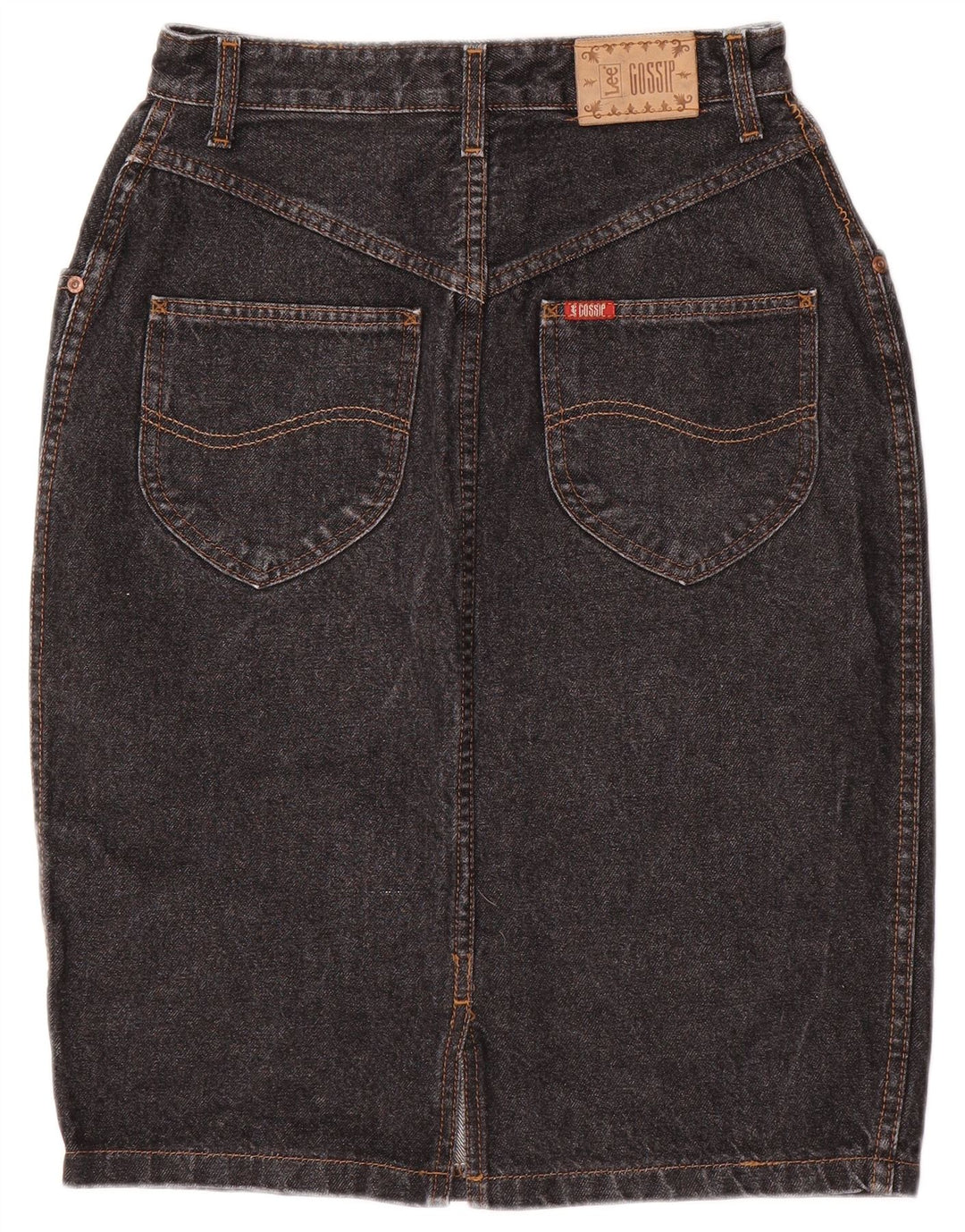 LEE Dame Denim Nederdel W26 L24 Sort Bomuld