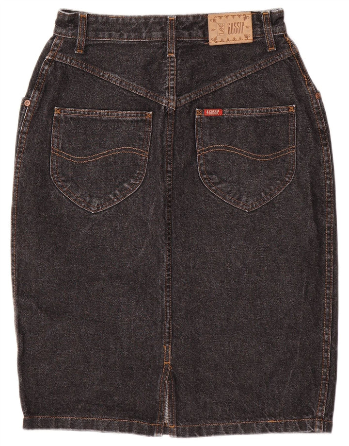 LEE Dame Denim Nederdel W26 L24 Sort Bomuld