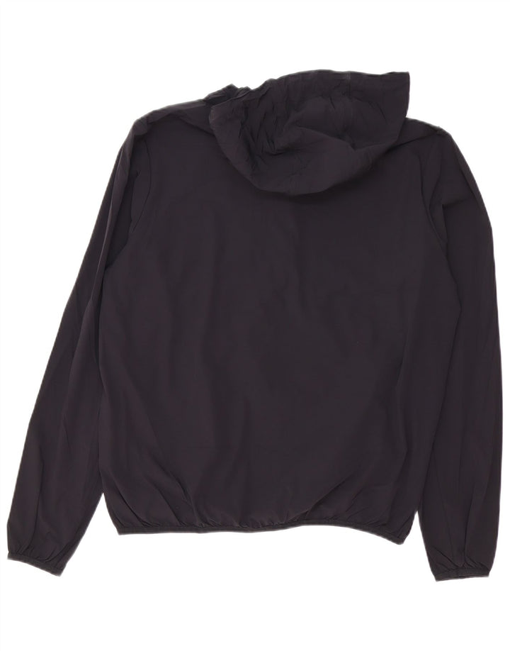 Calvin Klein Dame Golf Hætte Regnjakke UK 14 Medium Sort Polyamid