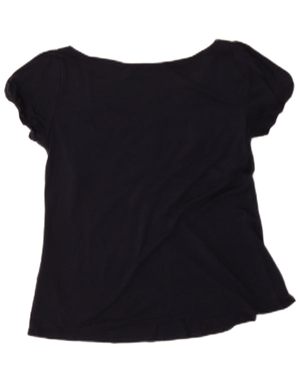 Max & Co. Damebluse Top UK 12 Medium Navy Blue